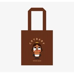 Popmart Crybaby Crying Again Corduroy Tote Bag - AUTHENTIC - US Seller